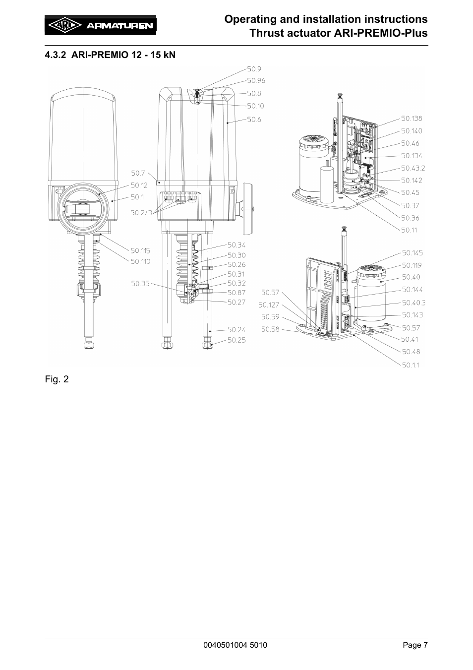 2 ari-premio 12 - 15 kn | ARI Armaturen ARI-PREMIO Plus EN User Manual | Page 7 / 50
