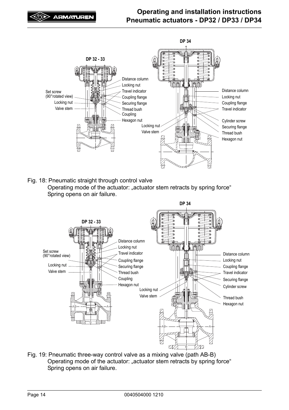 ARI Armaturen DP34 EN User Manual | Page 14 / 28