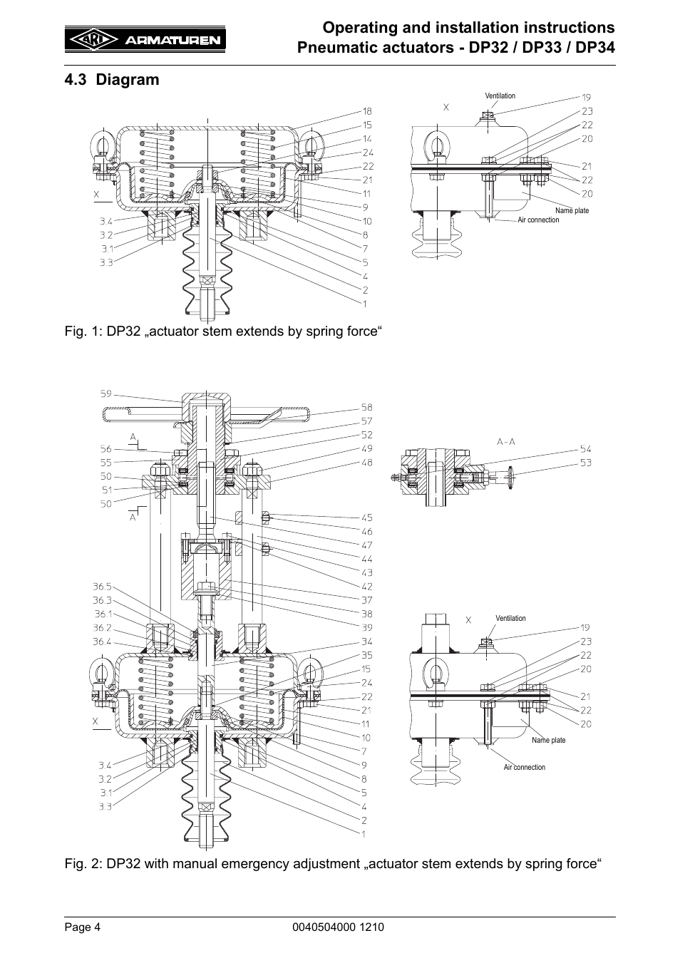 3 diagram | ARI Armaturen DP34 EN User Manual | Page 4 / 28