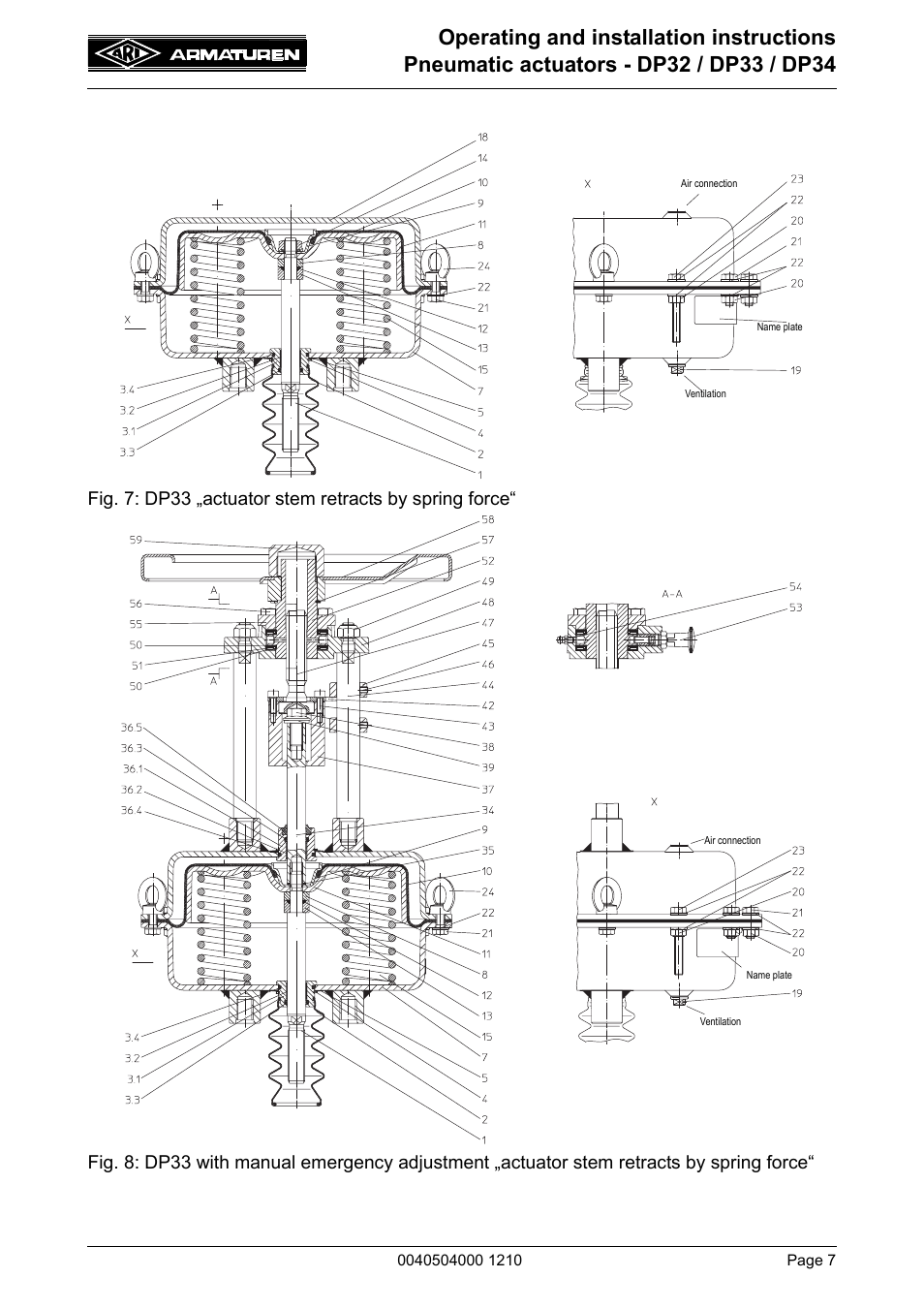 ARI Armaturen DP34 EN User Manual | Page 7 / 28