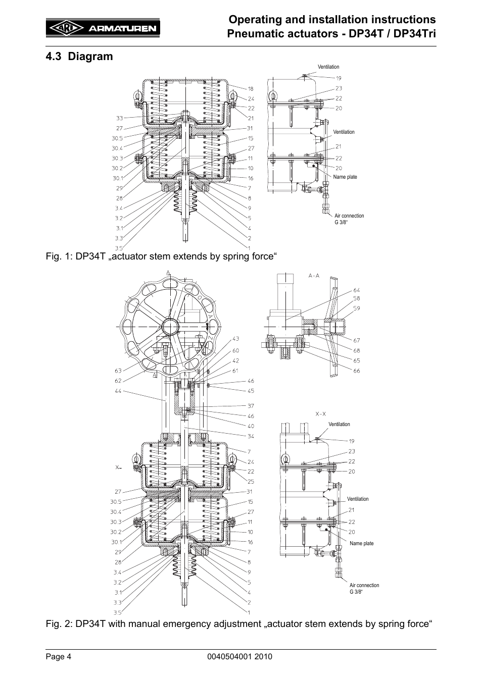 3 diagram | ARI Armaturen DP34 Tridem EN User Manual | Page 4 / 18