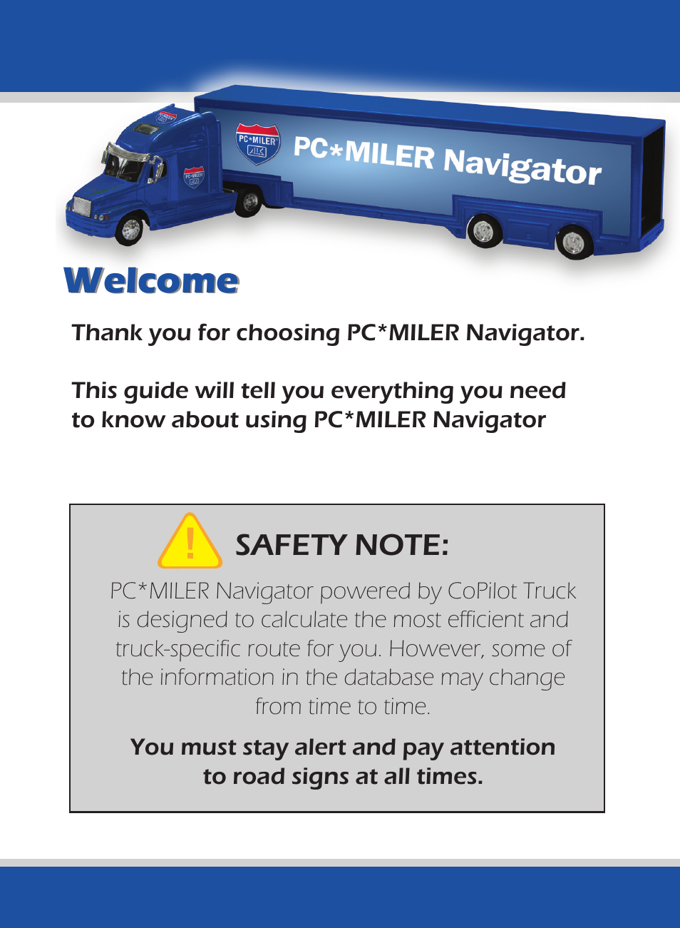 Welcome | ALK Technologies 740 User Manual | Page 2 / 80