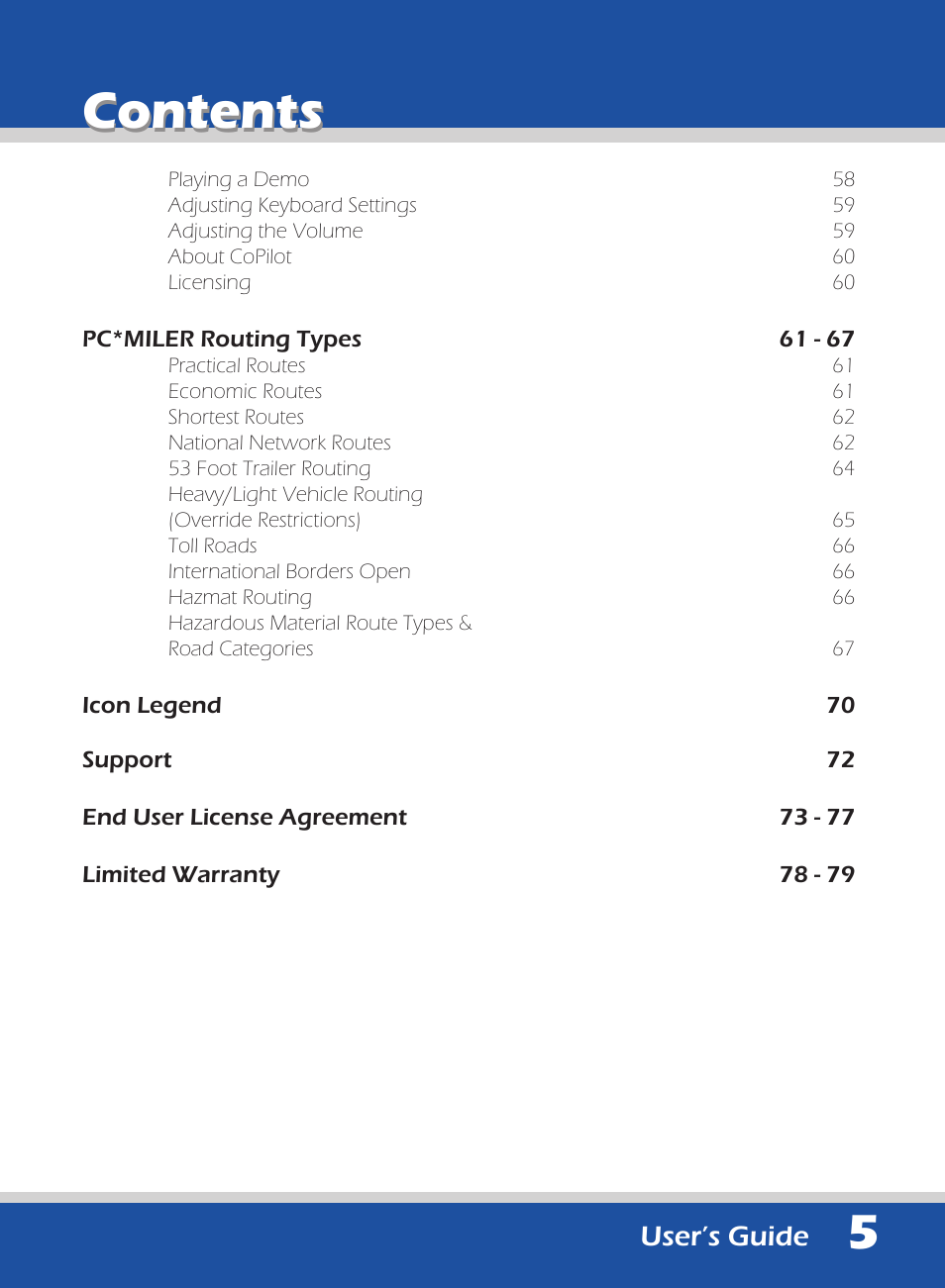 ALK Technologies 740 User Manual | Page 5 / 80