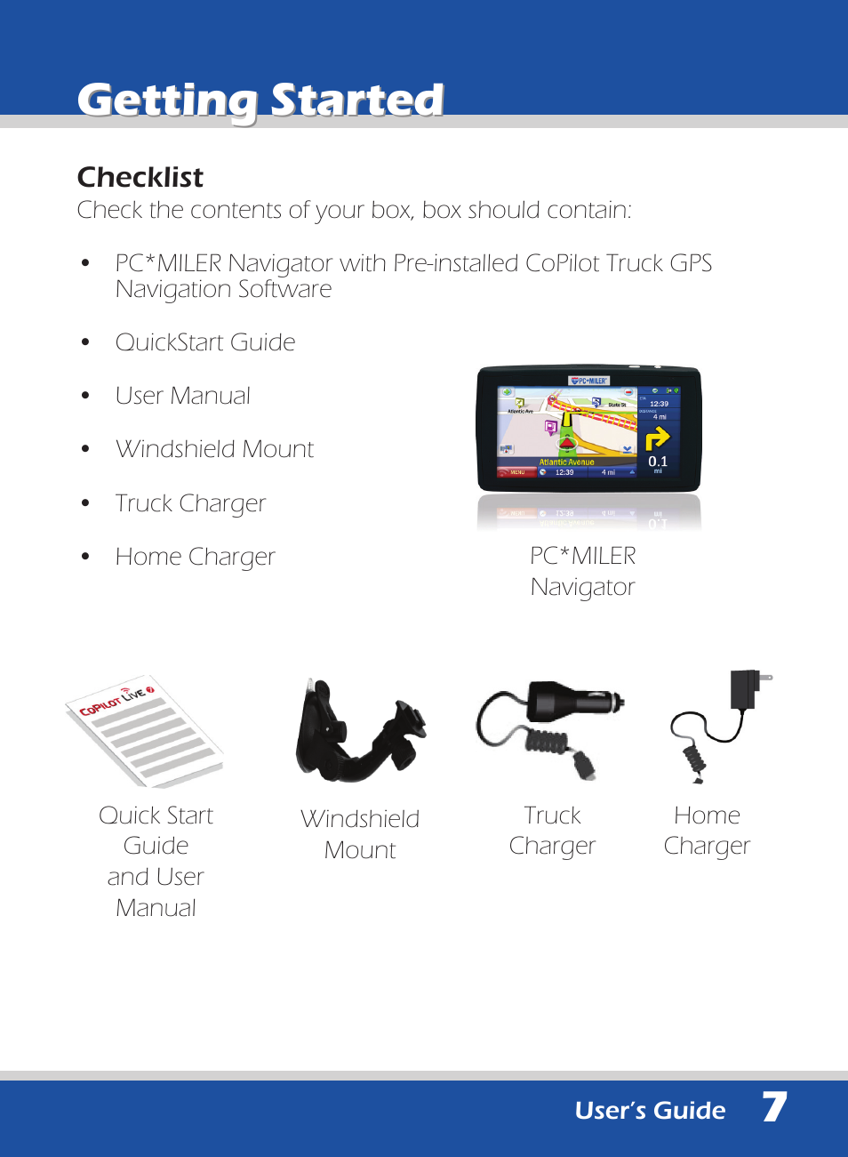 Getting started | ALK Technologies 740 User Manual | Page 7 / 80