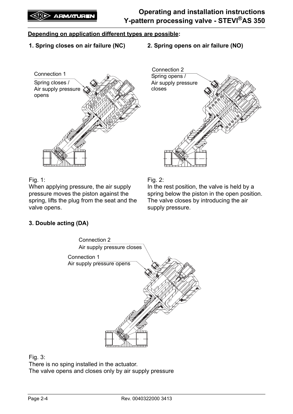 As 350 | ARI Armaturen STEVI AS 350 DN15-50 EN User Manual | Page 4 / 13