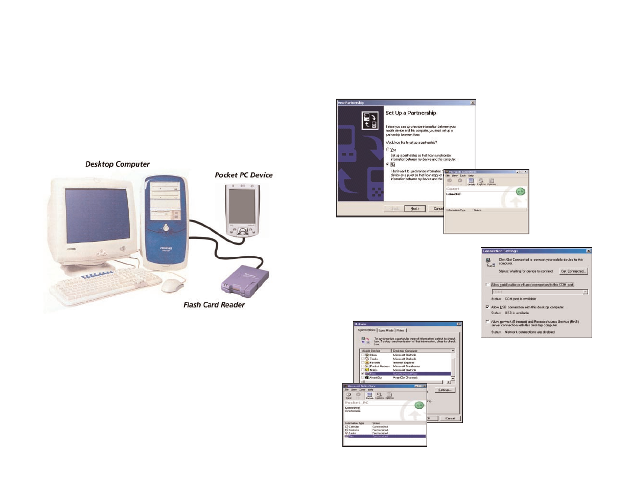 Getting started, Hardware, Get connected | ALK Technologies Pocket PC 5 User Manual | Page 10 / 63