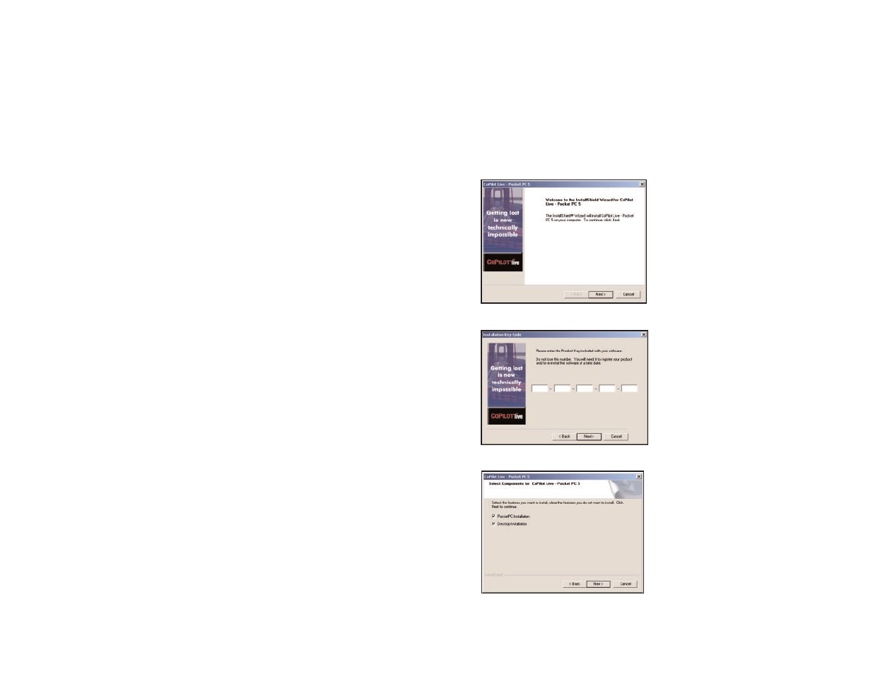 Uninstalling a previous version, Installing copilot | ALK Technologies Pocket PC 5 User Manual | Page 11 / 63