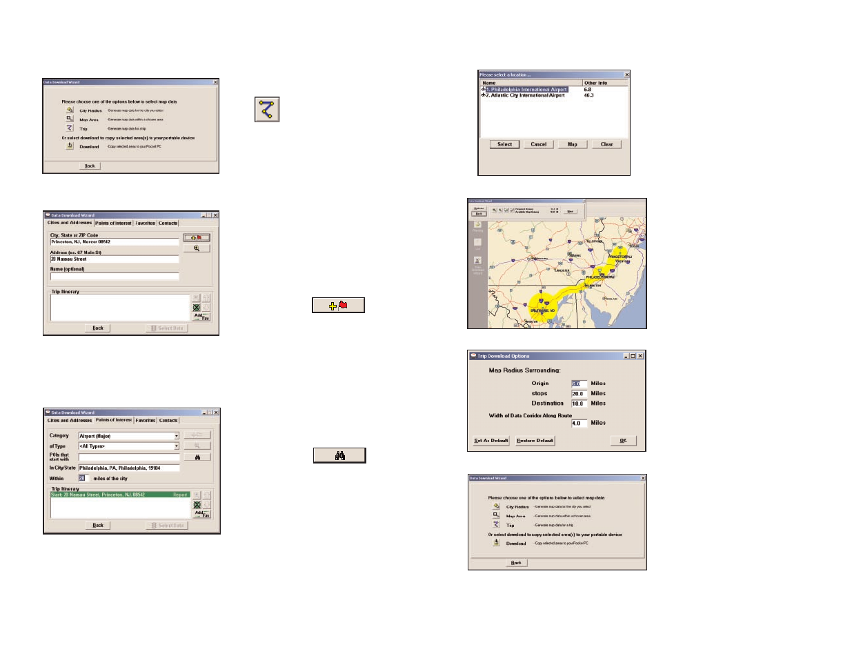 Trip | ALK Technologies Pocket PC 5 User Manual | Page 19 / 63
