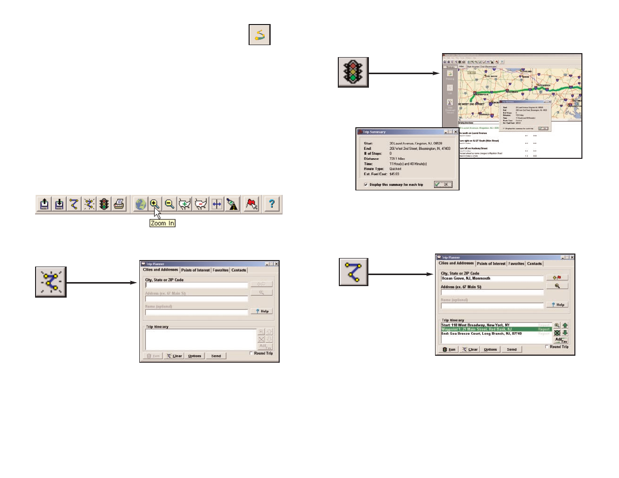 Trip planning on your desktop | ALK Technologies Pocket PC 5 User Manual | Page 41 / 63