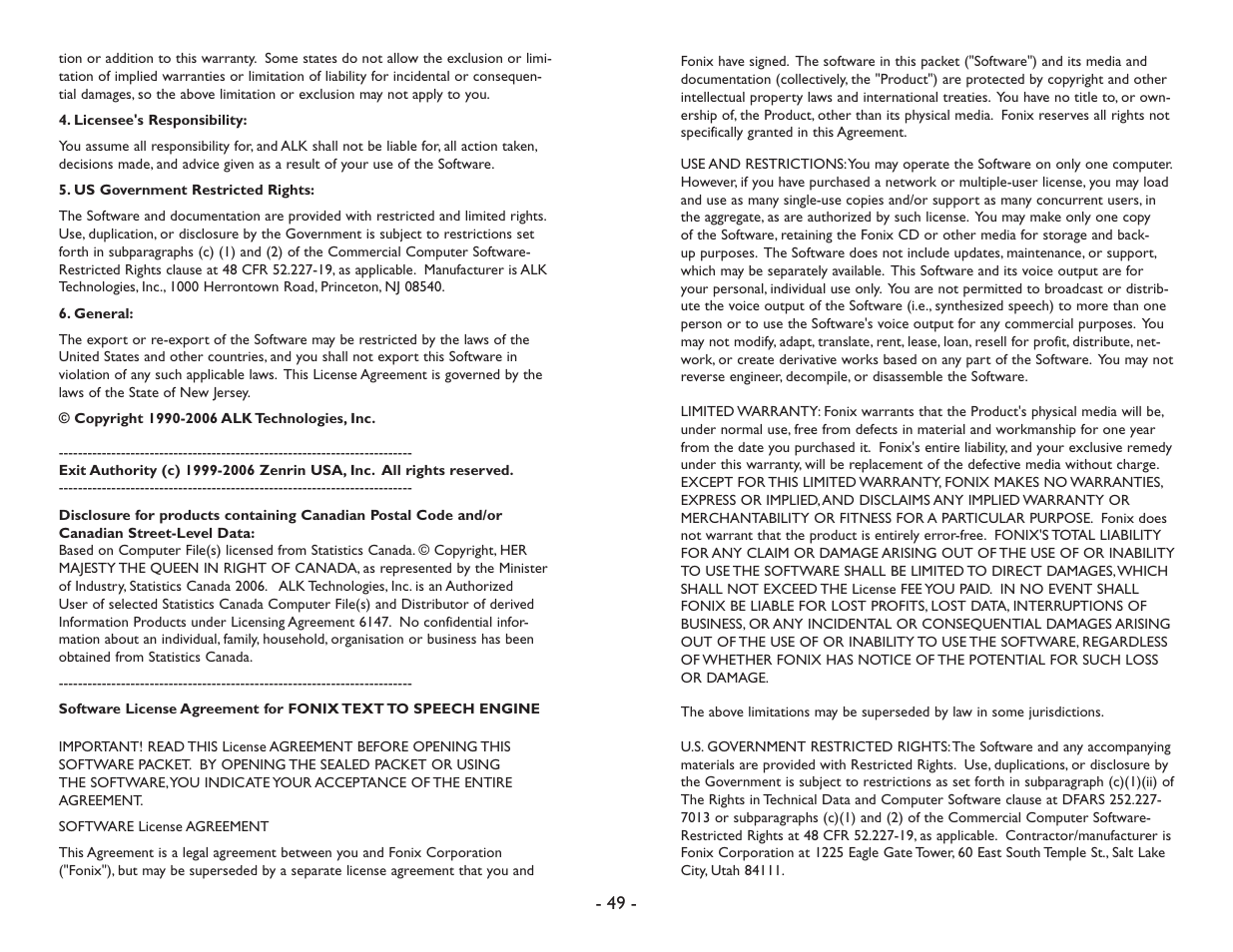 ALK Technologies Pocket PC 6 User Manual | Page 51 / 57