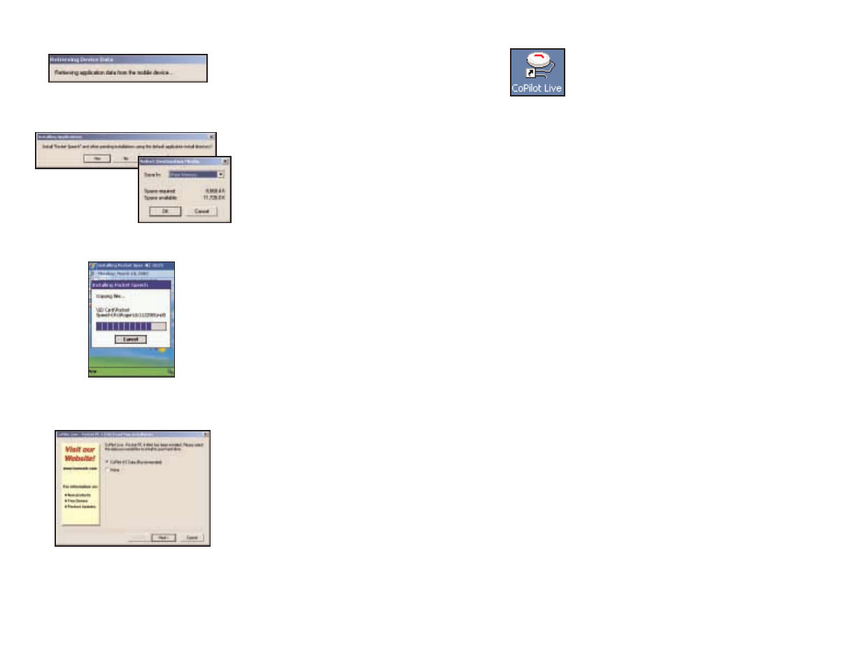 Changing the voice option at any time | ALK Technologies Pocket PC 4 User Manual | Page 10 / 43