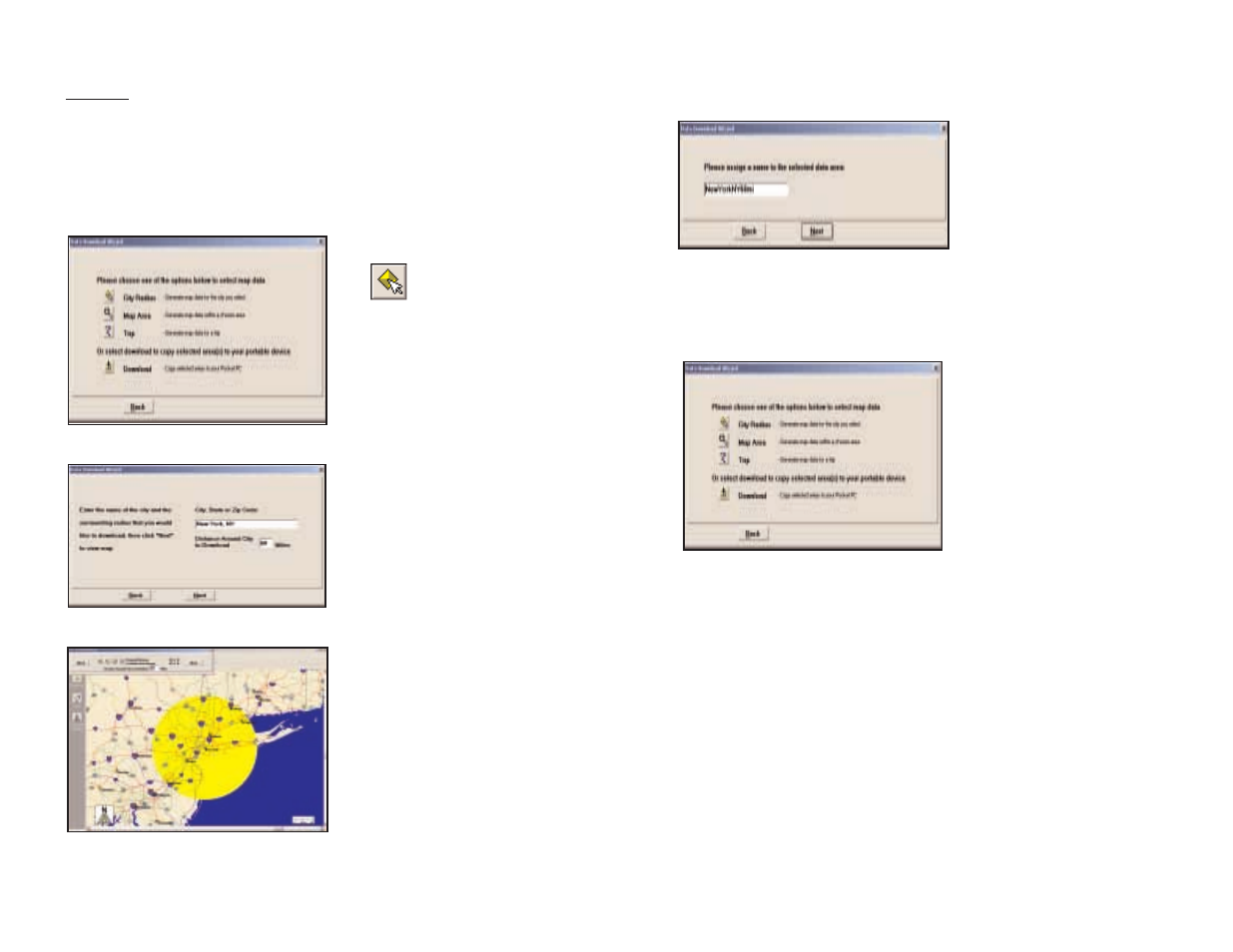 City radius, Data download | ALK Technologies Pocket PC 4 User Manual | Page 13 / 43