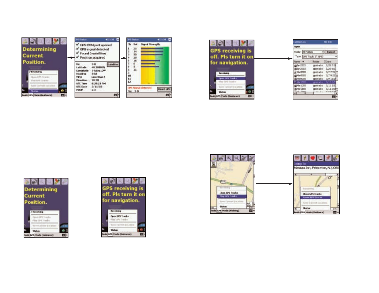 The gps menu | ALK Technologies Pocket PC 4 User Manual | Page 27 / 43