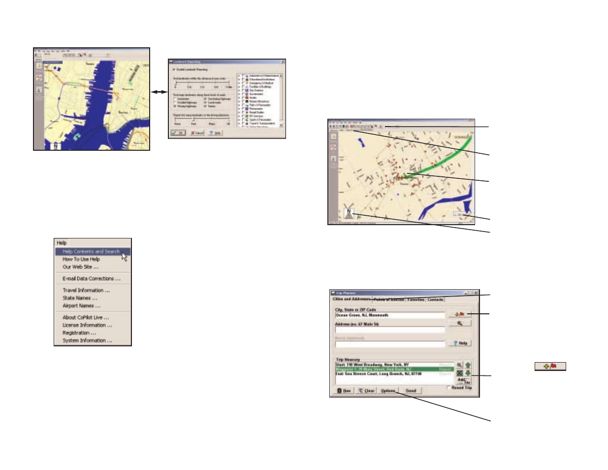 Reference, Desktop trip planning | ALK Technologies Pocket PC 4 User Manual | Page 35 / 43