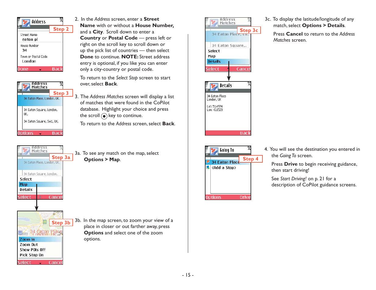 ALK Technologies CoPilot Symbian S60 User Manual | Page 17 / 51