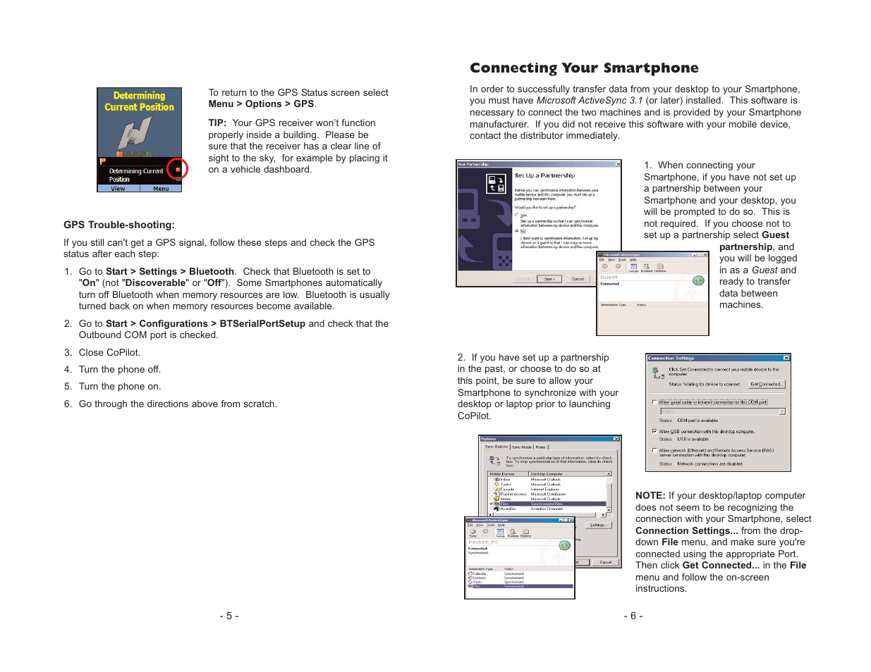 Connecting your smartphone | ALK Technologies CoPilot Truck User Manual | Page 5 / 43