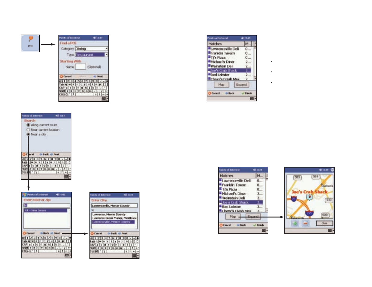 Finding points of interest | ALK Technologies PC5 User Manual | Page 26 / 63