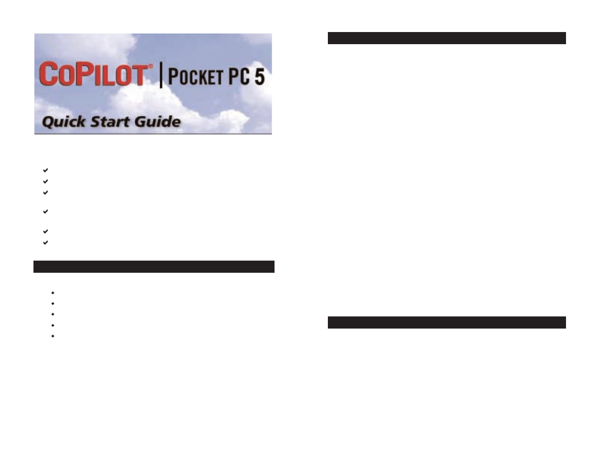 Check the package contents, Uninstall any previous version, Install copilot | ALK Technologies PC5 User Manual | Page 3 / 63