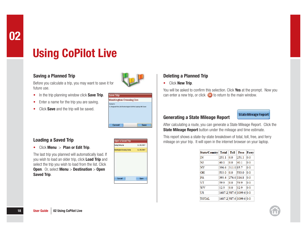 Using copilot live | ALK Technologies CoPilot Live 11 User Manual | Page 18 / 43