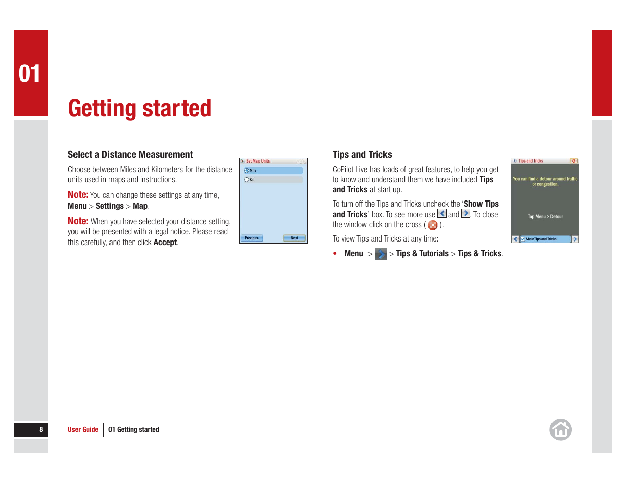 Getting started | ALK Technologies CoPilot Live 11 User Manual | Page 8 / 43