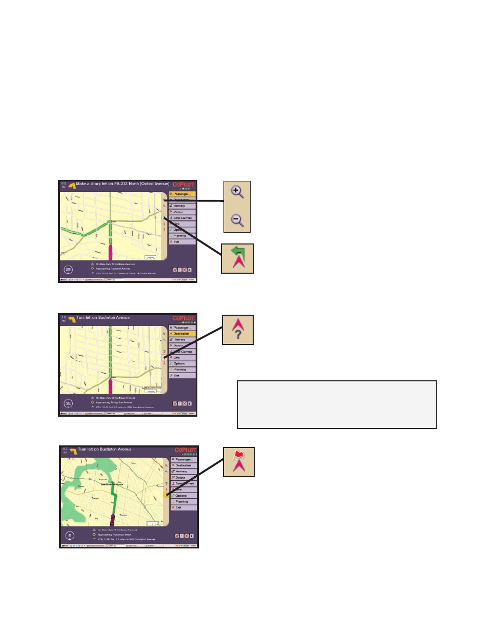 Map display | ALK Technologies LAPTOP 7 User Manual | Page 29 / 84