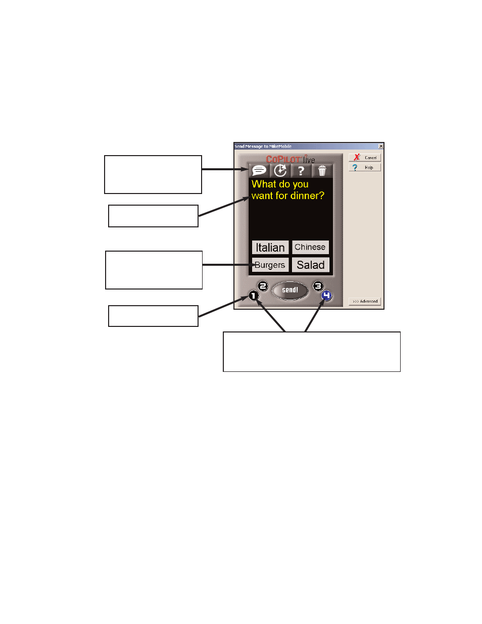 Live mode - send/receive messages | ALK Technologies LAPTOP 7 User Manual | Page 64 / 84