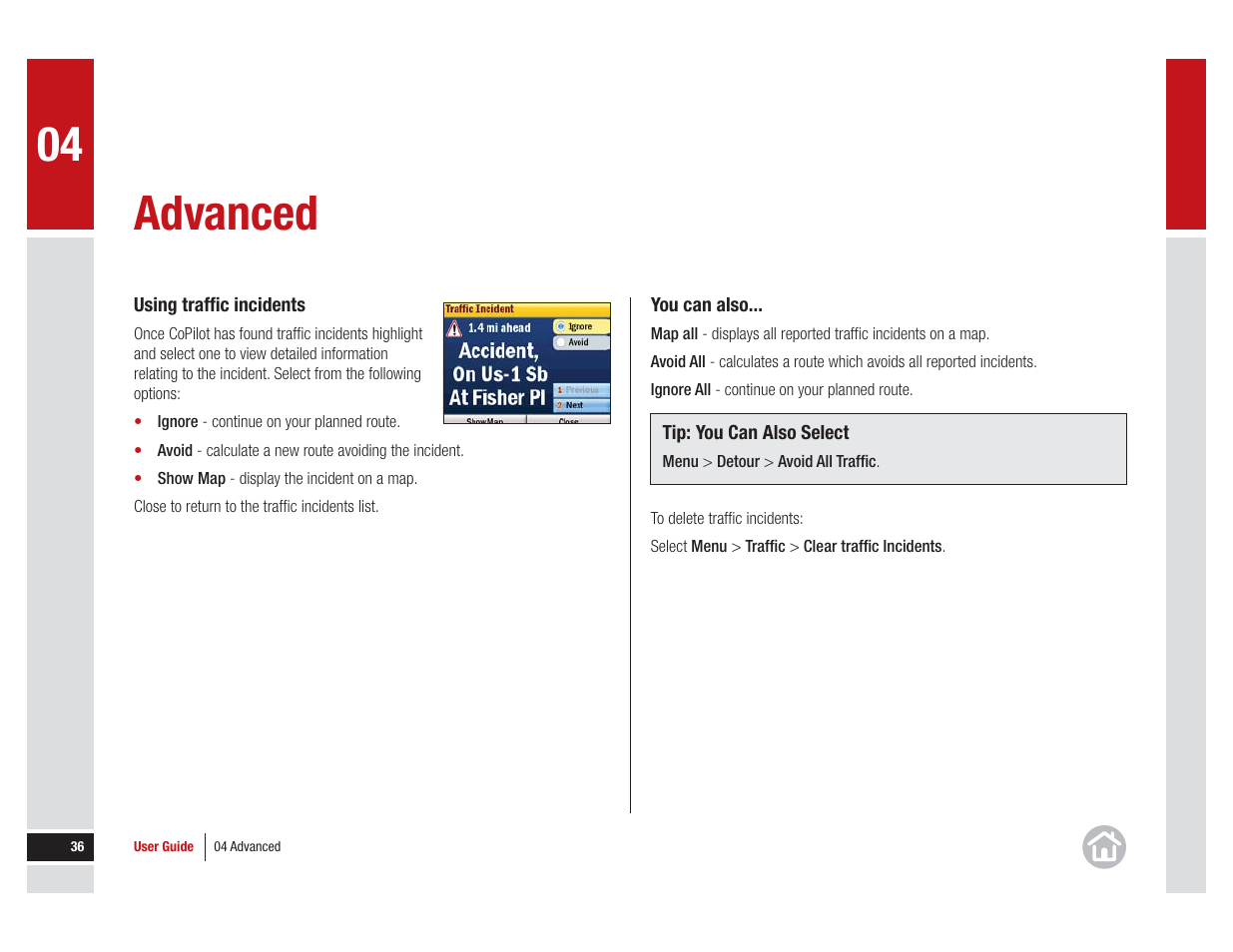 Advanced | ALK Technologies 7 User Manual | Page 36 / 56