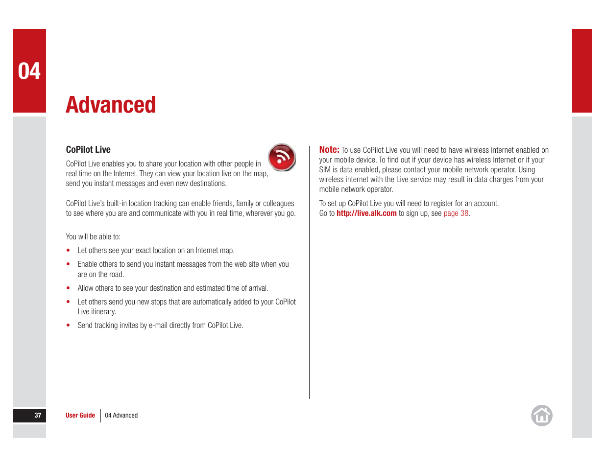 Advanced | ALK Technologies 7 User Manual | Page 37 / 56