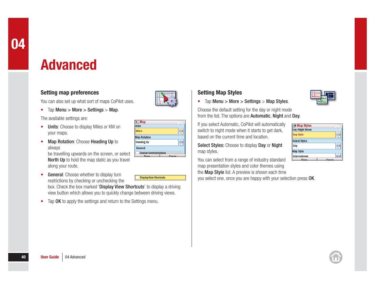 Advanced | ALK Technologies 7 User Manual | Page 40 / 56