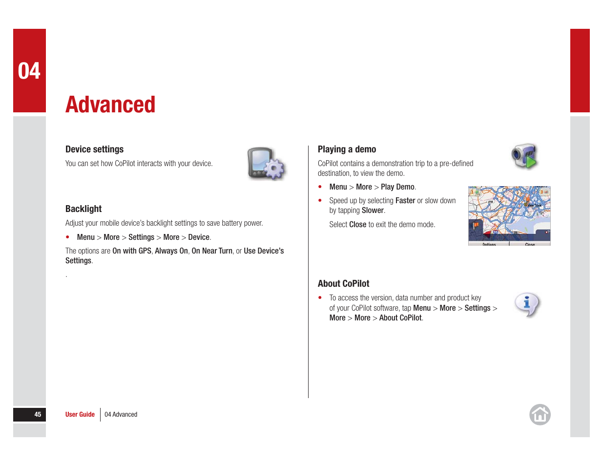 Advanced | ALK Technologies 7 User Manual | Page 45 / 56