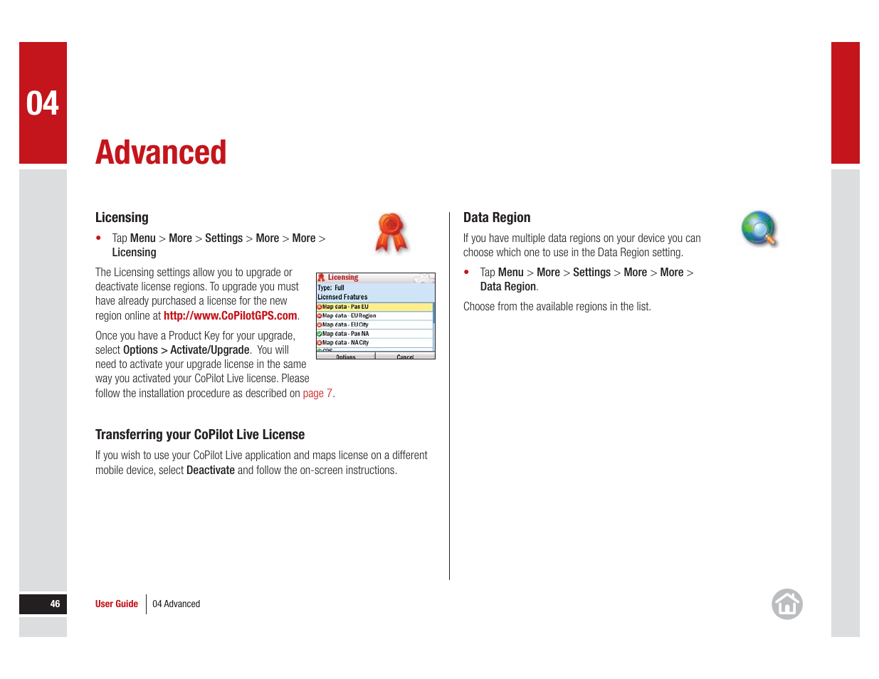 Advanced | ALK Technologies 7 User Manual | Page 46 / 56