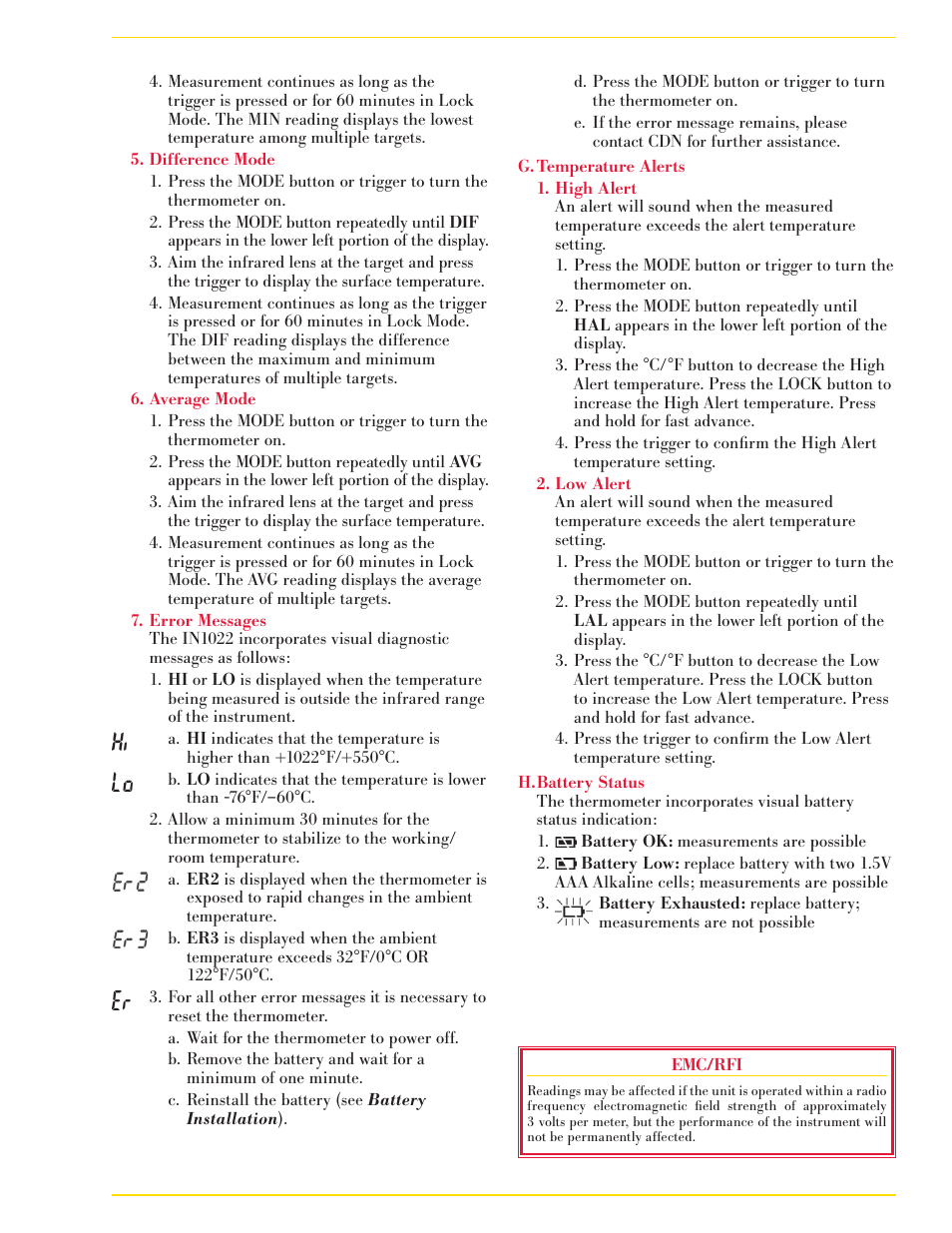 CDN IN1022 - Infrared Gun EN User Manual | Page 3 / 5