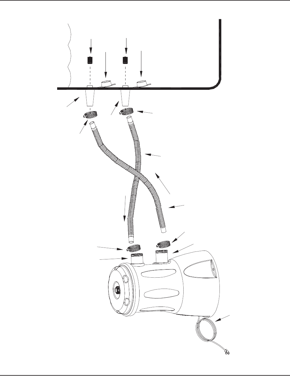 Inst alla tion illustra tion | Aqua Leisure SIMPLE SET SA-3766 User Manual | Page 8 / 13
