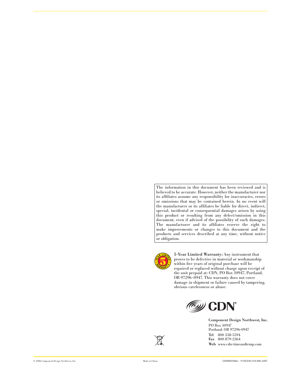CDN PT1A - 4-Ev ENt Timer & Clock EN User Manual | Page 3 / 3