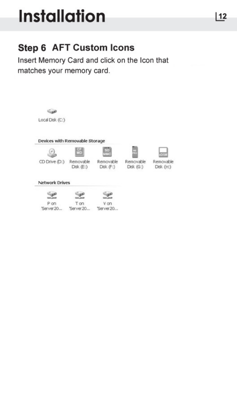 Installation, Step 6 aft custom icons | Atech Flash Technology PRO-GEAR XM-4U User Manual | Page 15 / 20