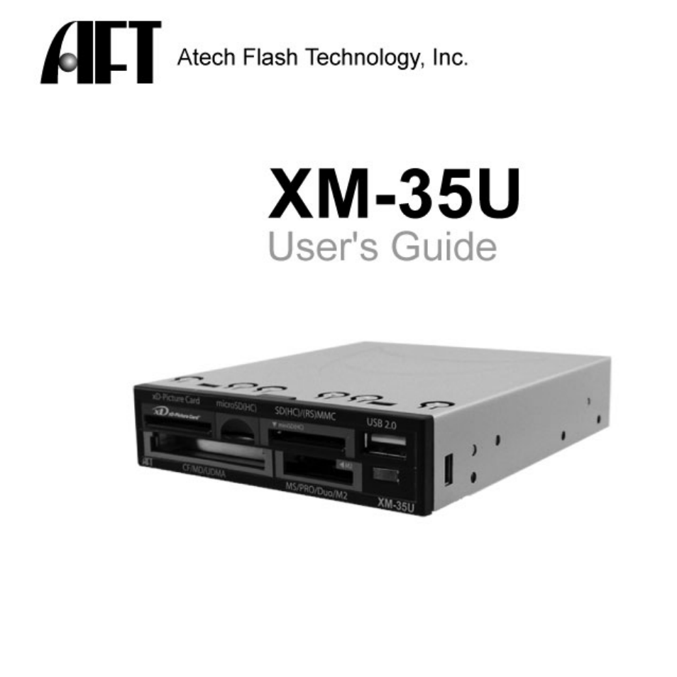 Atech Flash Technology XM-35U User Manual | 10 pages
