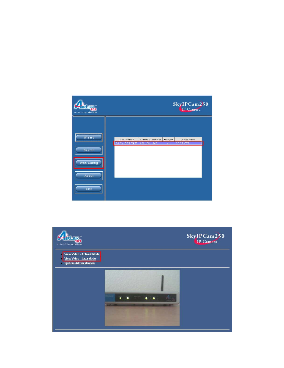 Viewing images | Airlink101 AIC250 User Manual | Page 14 / 71