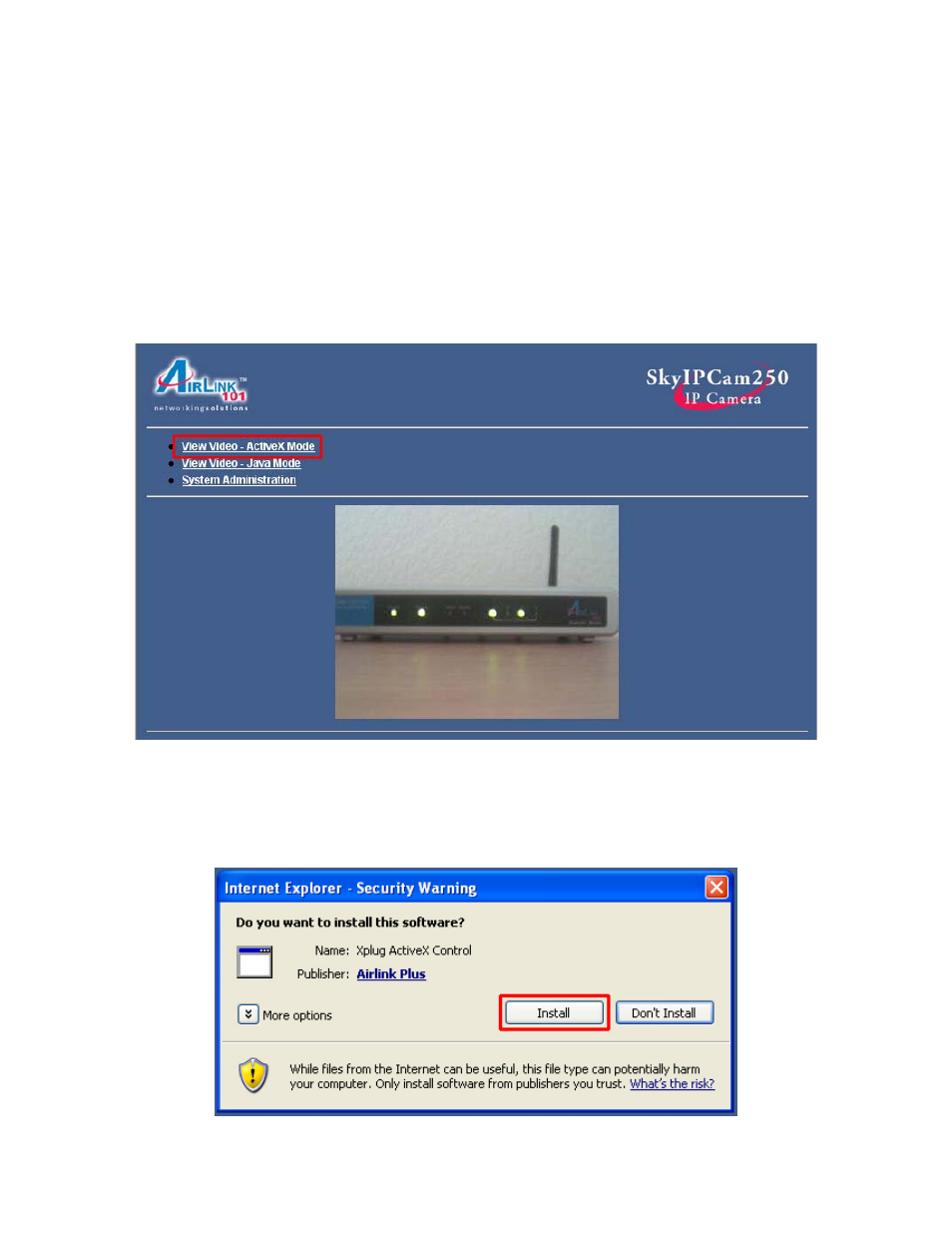 Xplug control | Airlink101 AIC250 User Manual | Page 62 / 71