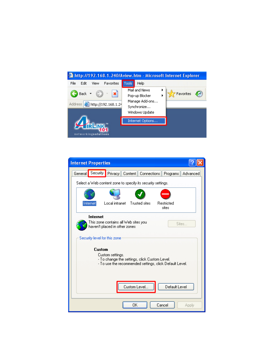 Airlink101 AIC250 User Manual | Page 63 / 71