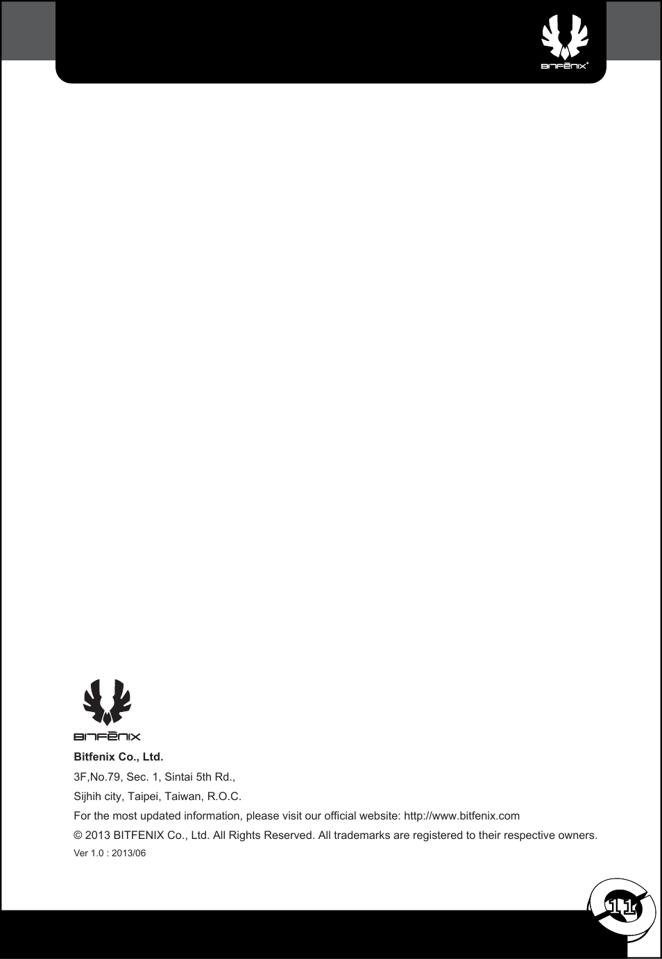 BitFenix Ronin User Manual | Page 12 / 13