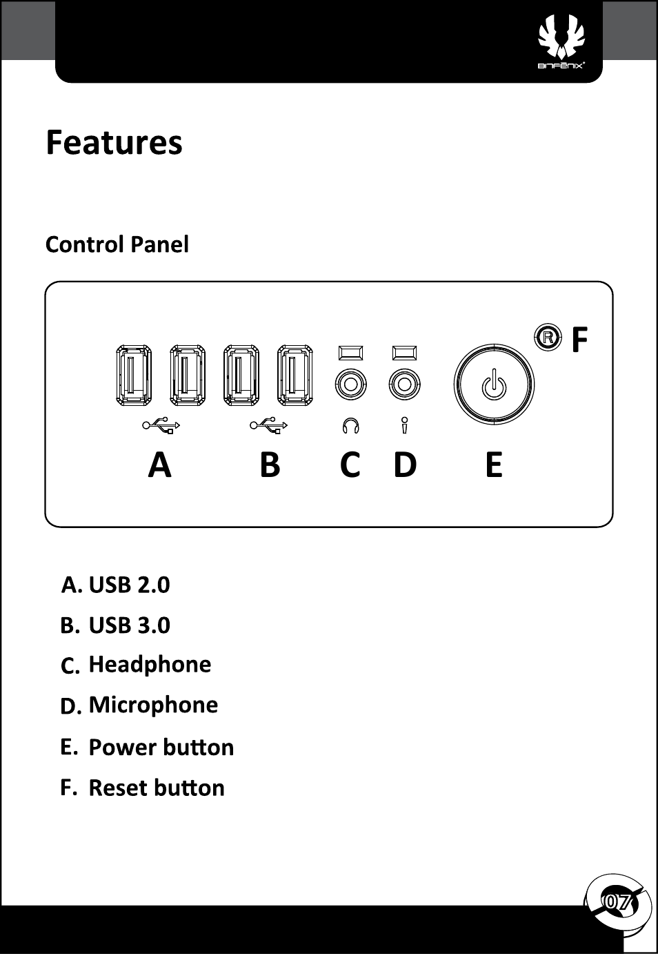 BitFenix Ronin User Manual | Page 8 / 13