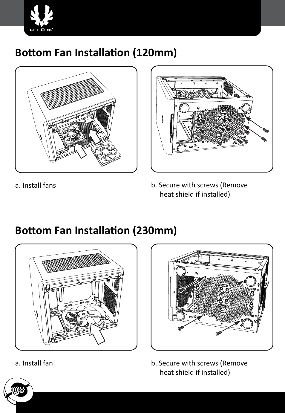 BitFenix Phenom Micro-ATX User Manual | Page 9 / 15