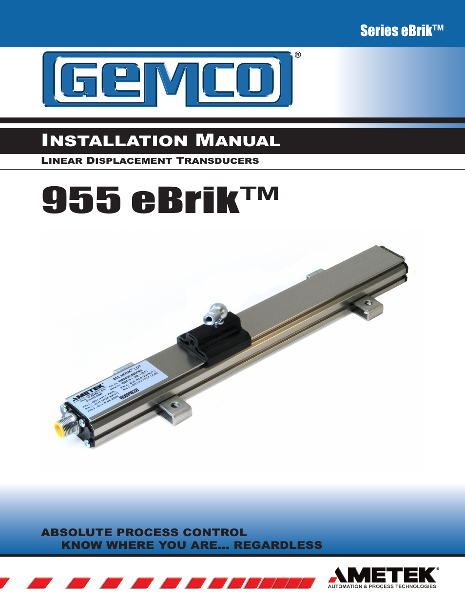 AMETEK 955 eBrik User Manual | 6 pages