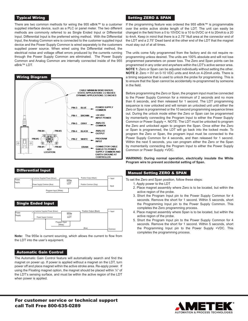 AMETEK 955 eBrik User Manual | Page 3 / 6
