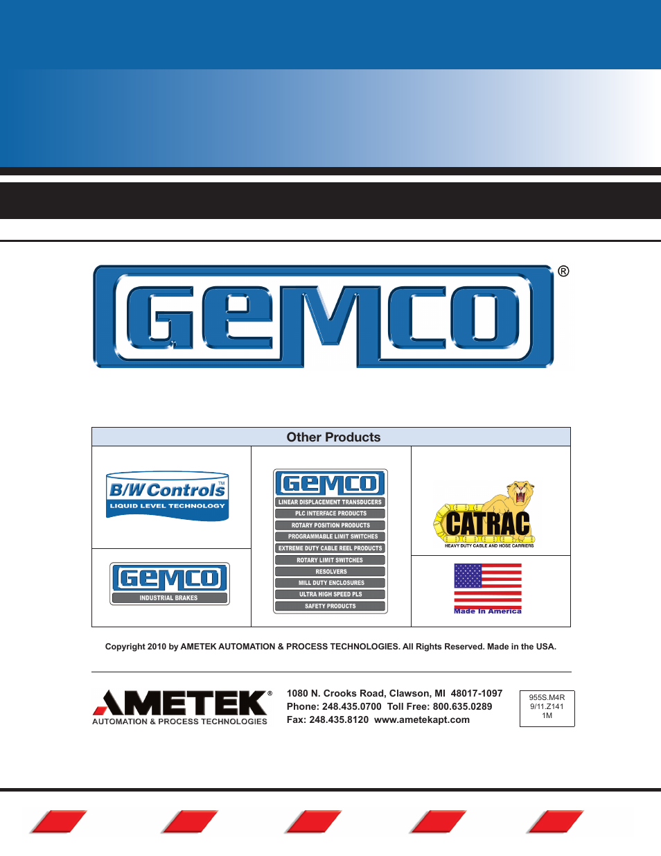 Other products | AMETEK 955S Smart Brik LDT User Manual | Page 8 / 8