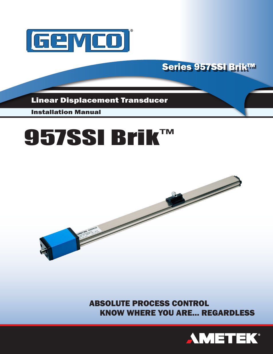 AMETEK 957 SSI Brik User Manual | 20 pages