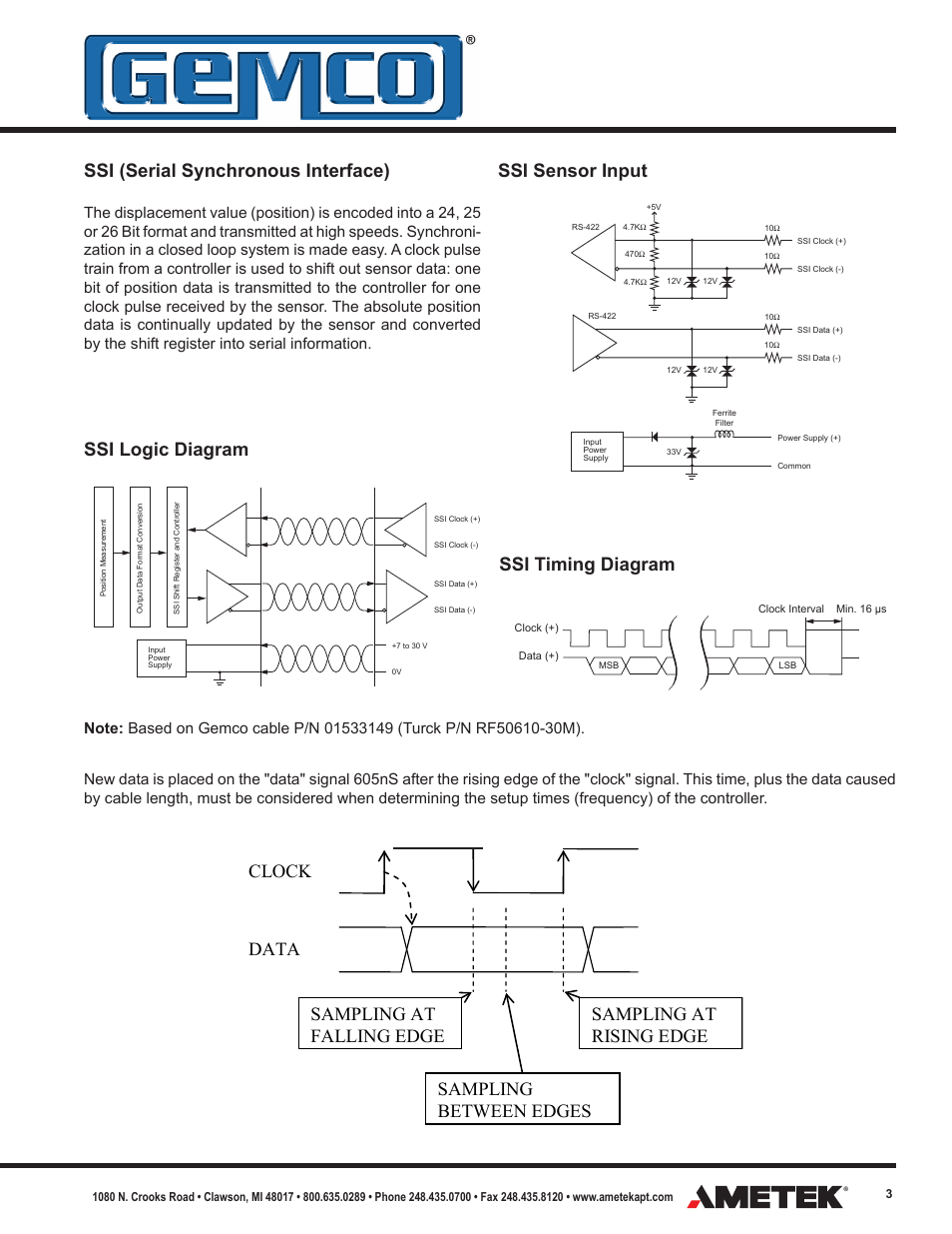 AMETEK 957 SSI Brik User Manual | Page 3 / 20
