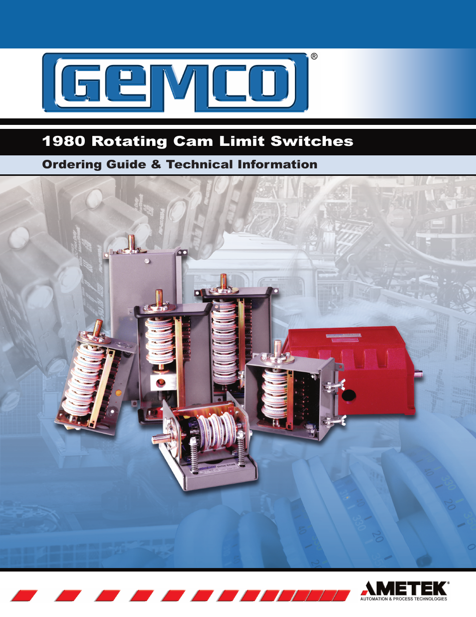 AMETEK 1980 Rotating Cam Limit Switch User Manual | 20 pages