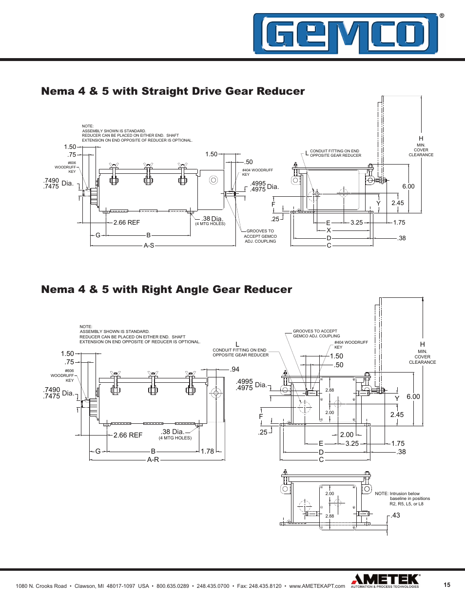 AMETEK 1980 Rotating Cam Limit Switch User Manual | Page 15 / 20