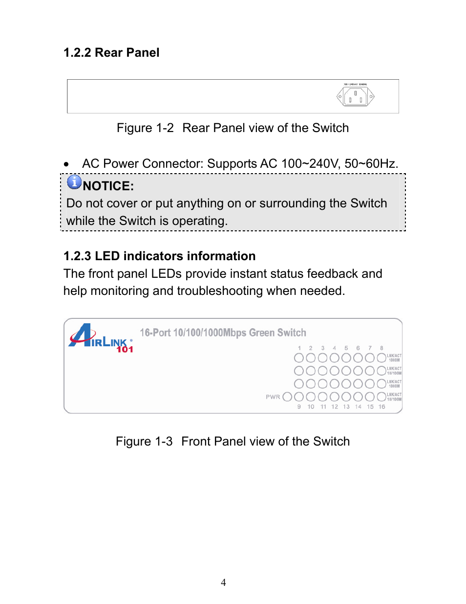 Airlink101 AGSW1600 User Manual | Page 5 / 13